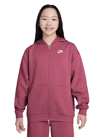 NIKE | Felpa con cappuccio da ragazza Sportswear Club Fleece | beere